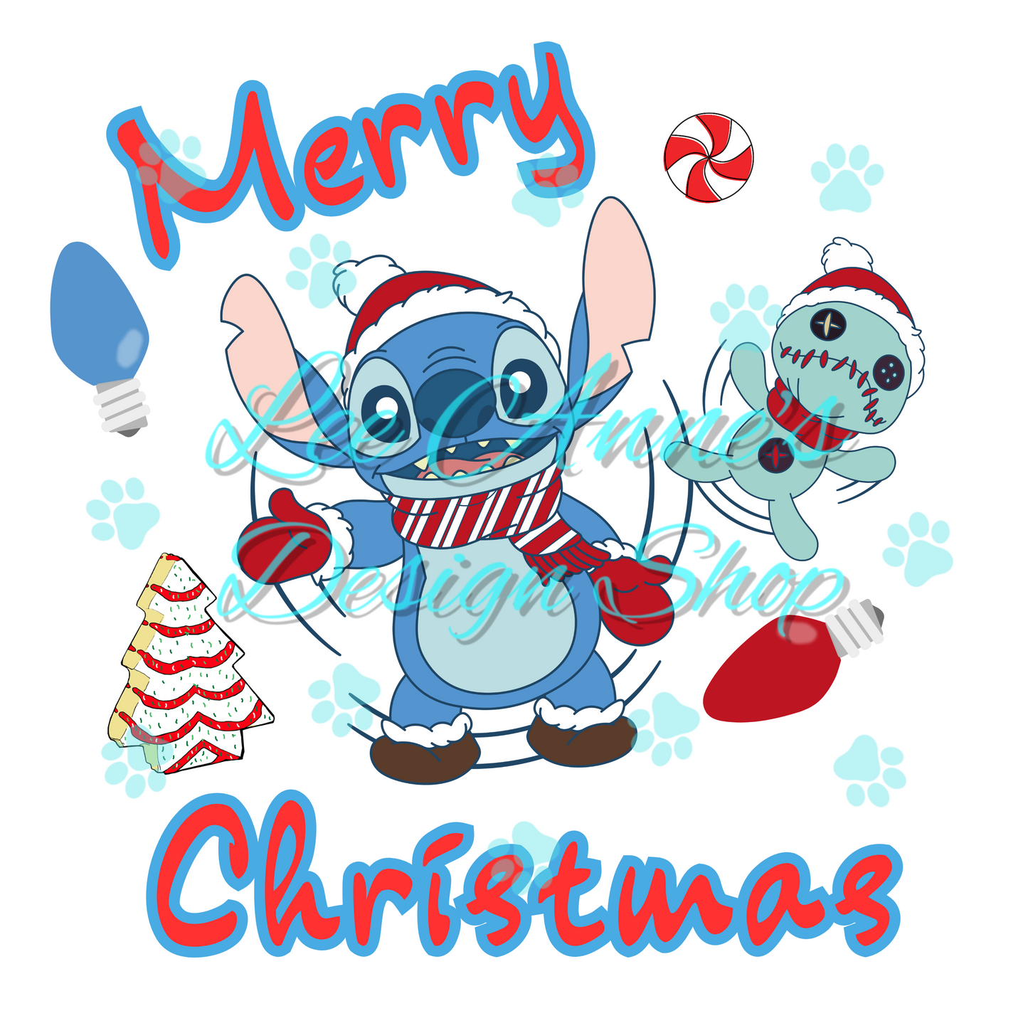Stitch Christmas Sublimation