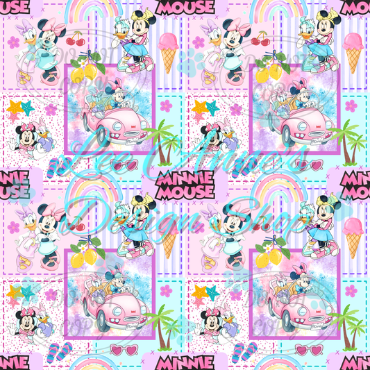 Mouse Summer Seamless