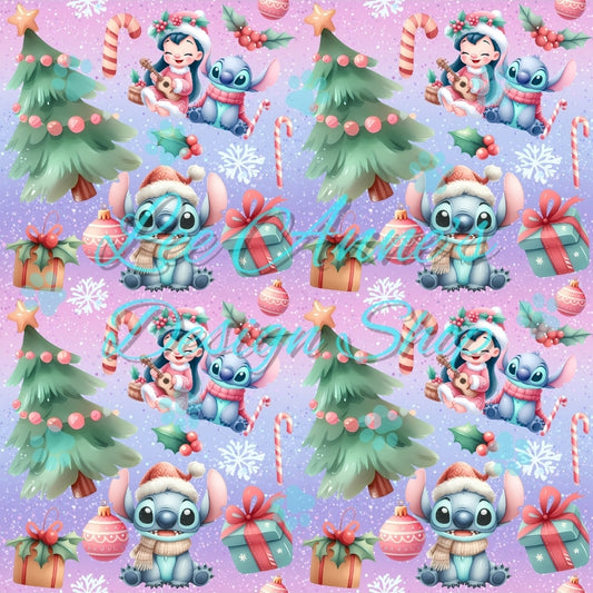 Stitch Christmas Seamless