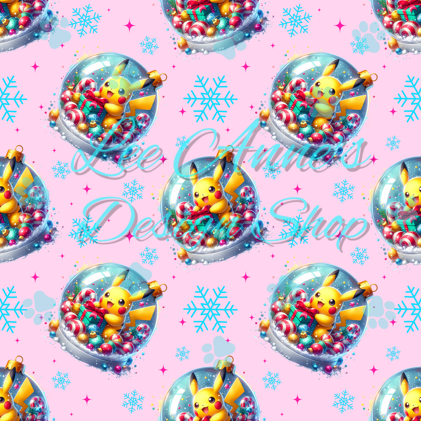 Poke Christmas  Seamless
