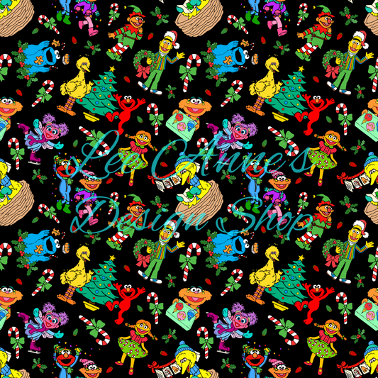 Christmas Puppets Seamless