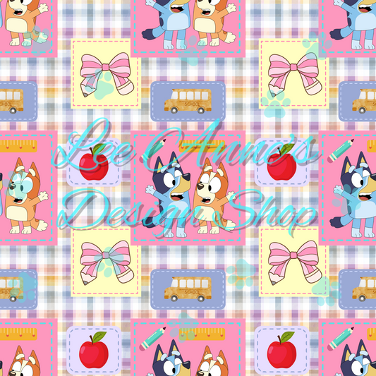 School Heeler Seamless