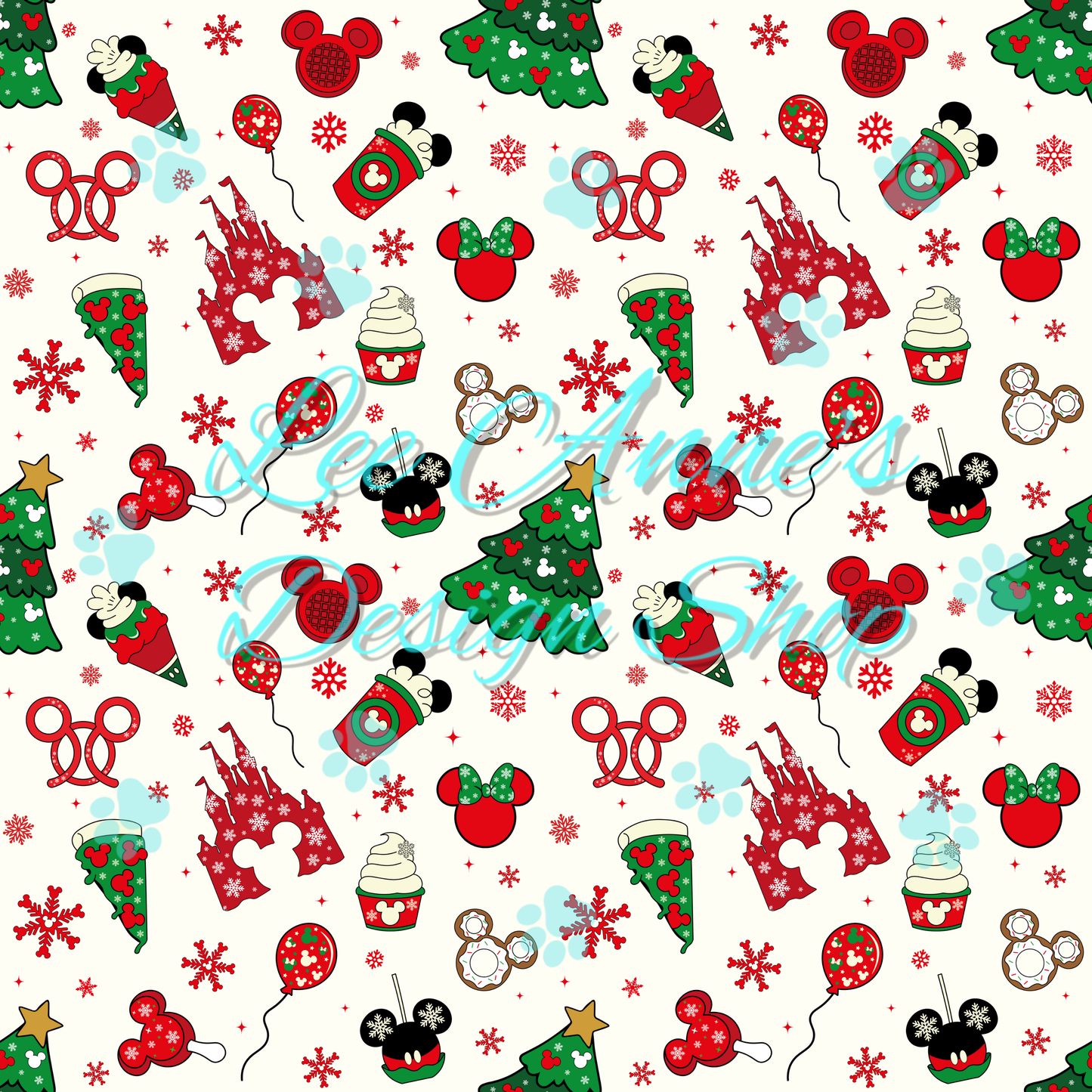 Mouse Treats Christmas Seamless