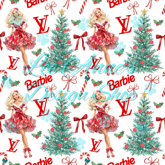 Christmas Doll Boujee Seamless