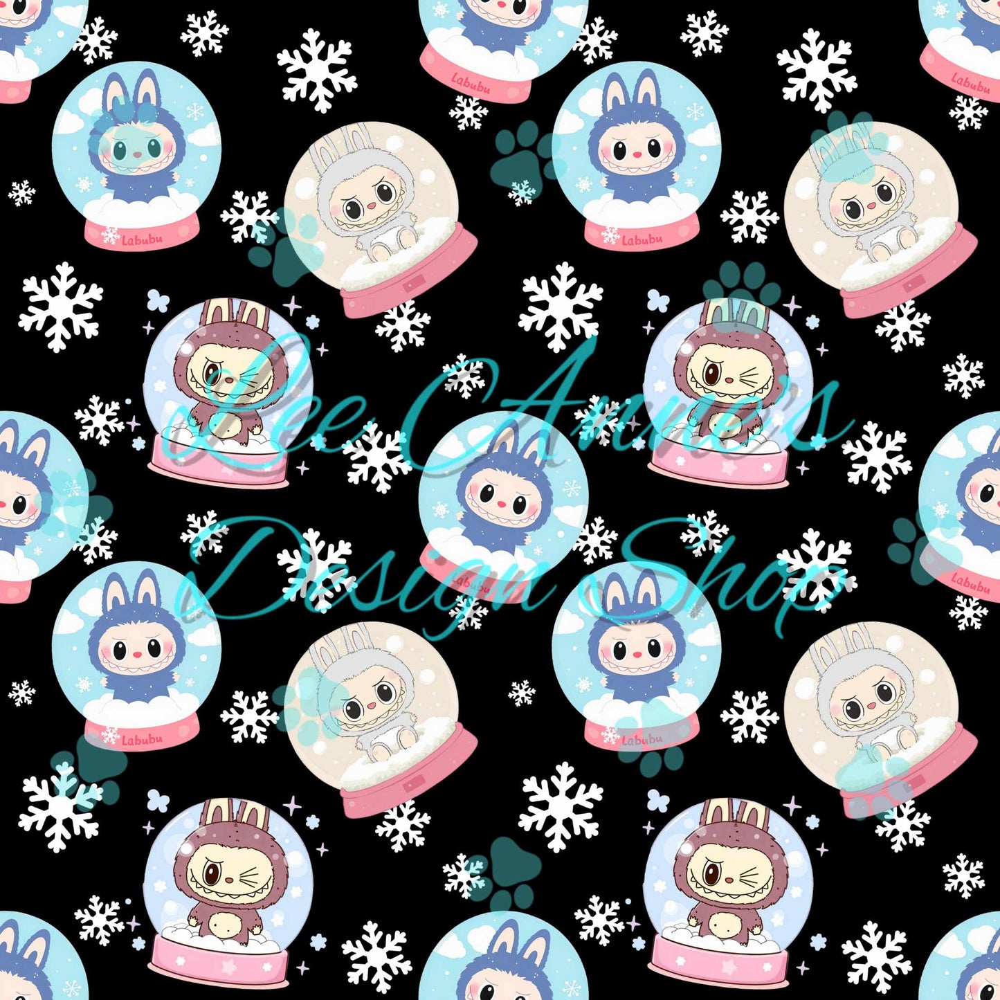 Christmas Monster Seamless