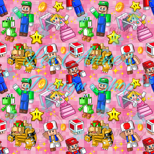 Plumber Gamer Mashup Seamless