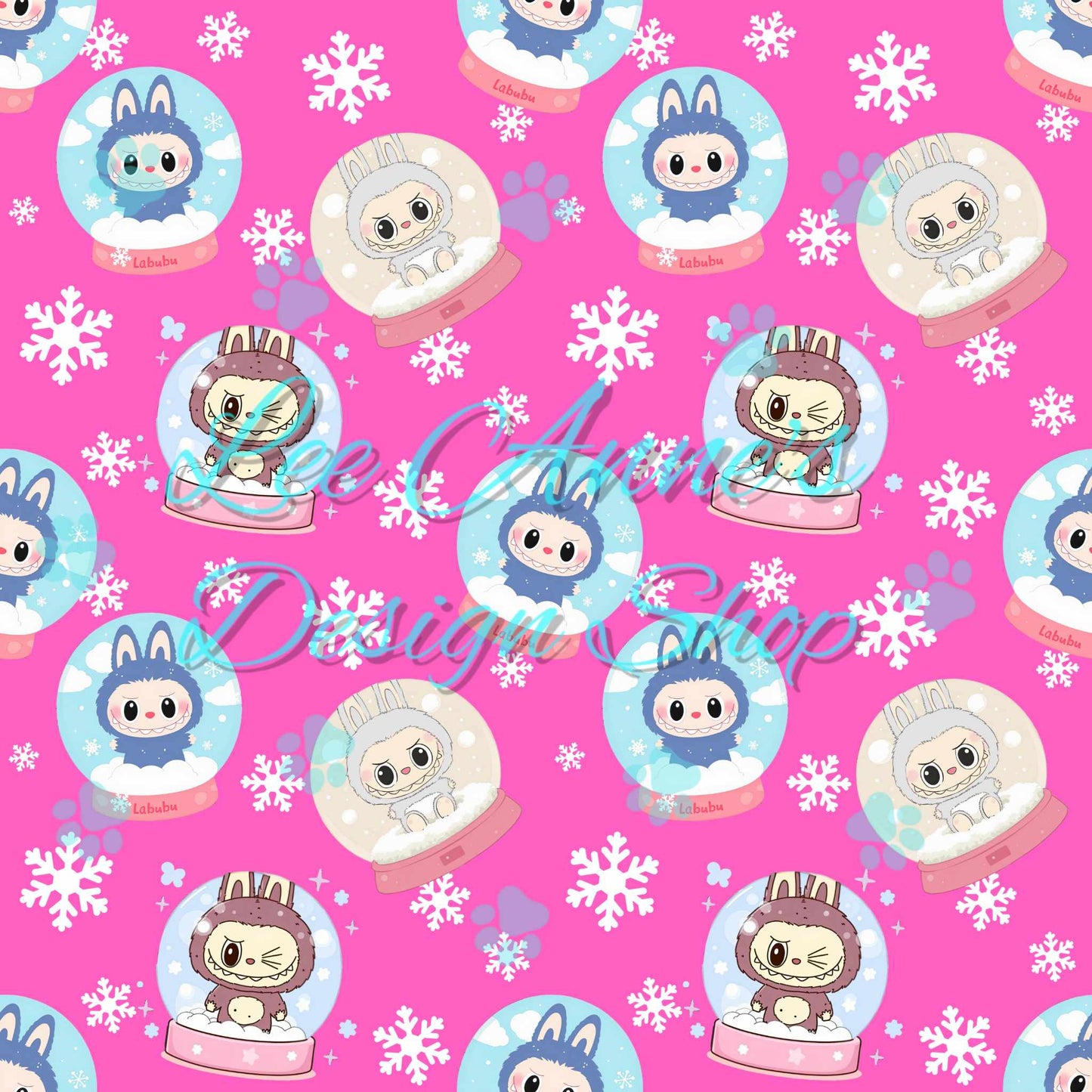 Christmas Monster Seamless