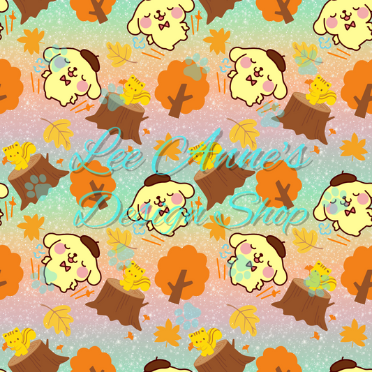Fall Kitty Seamless