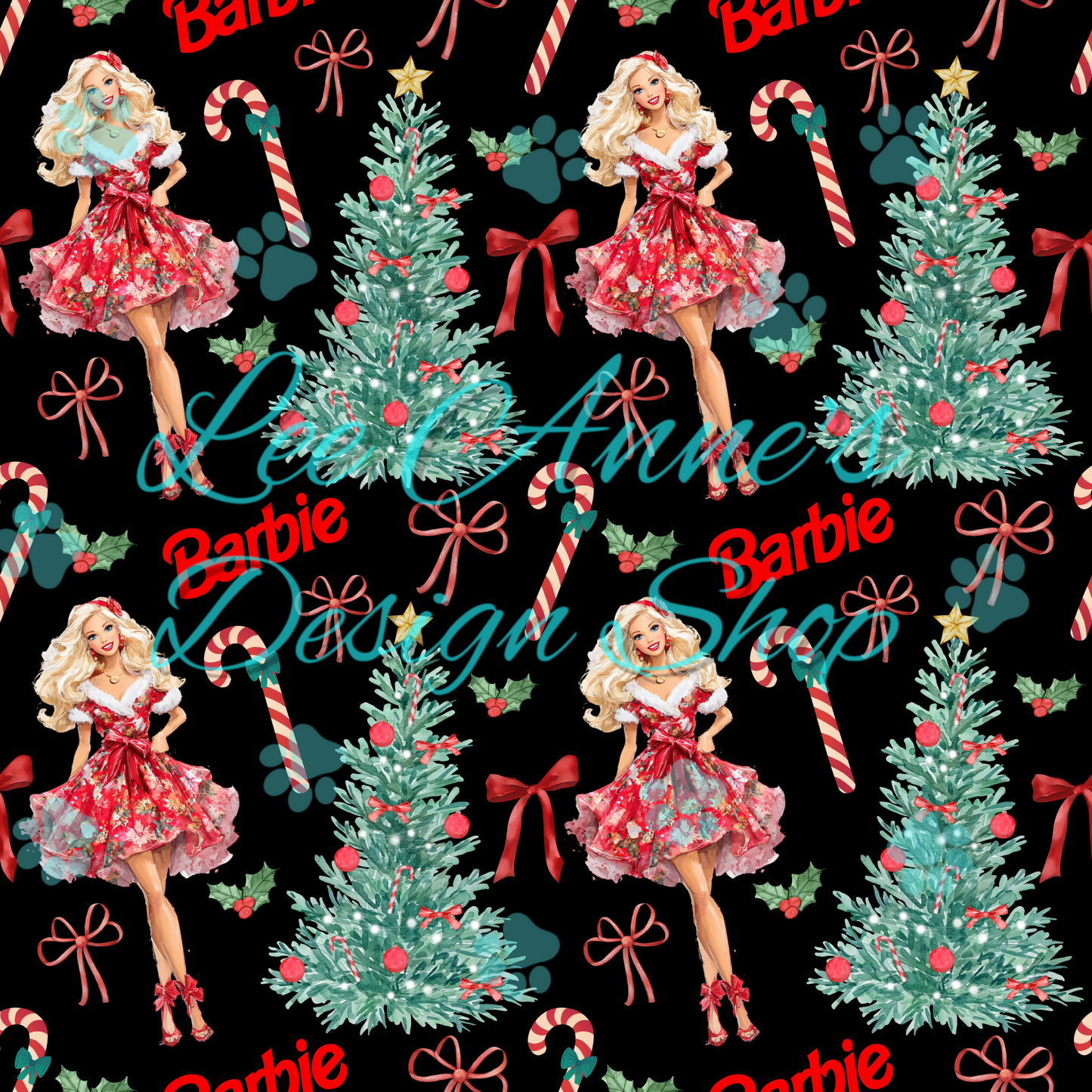 Christmas Doll Seamless