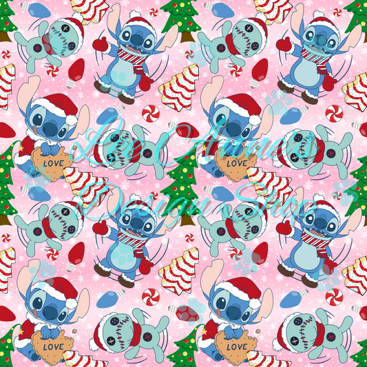 Stitch Christmas Seamless