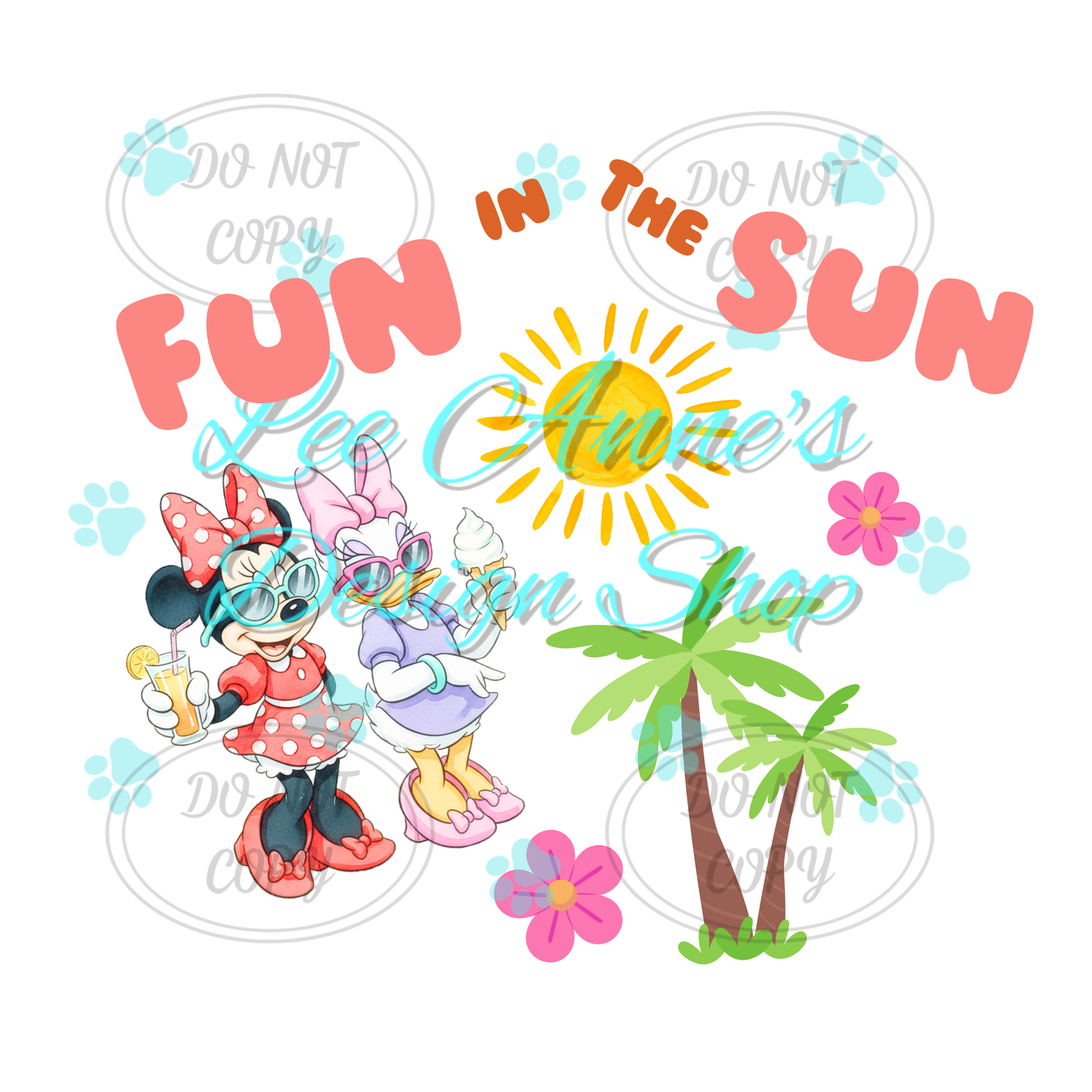 Mouse Summer Sublimation