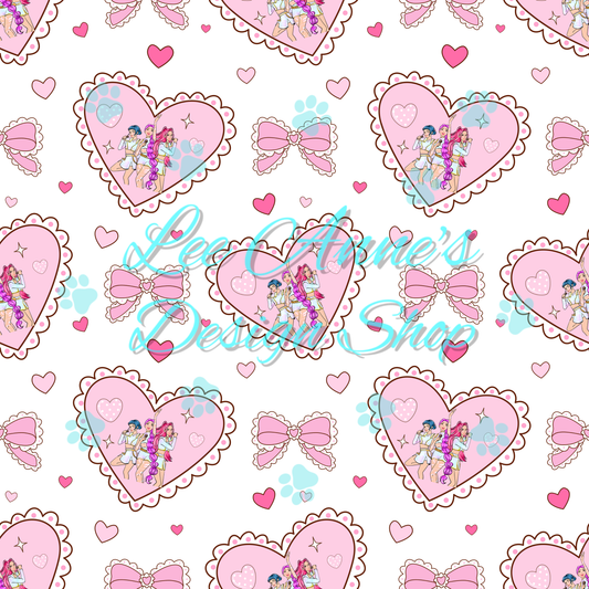 Demon Hunter Valentines Seamless