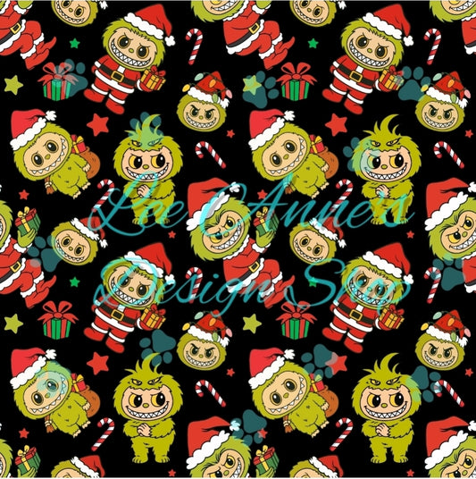 Christmas Monster Seamless