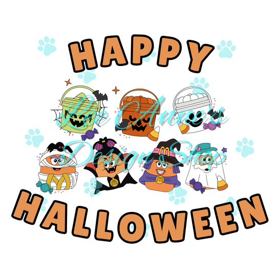 Halloween Buckets Sublimation