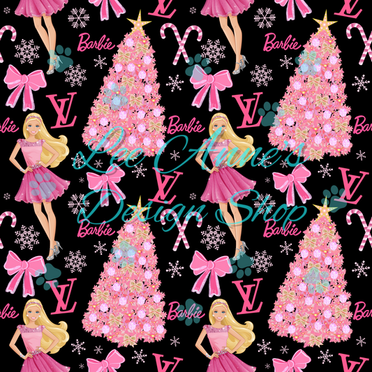 Christmas Doll Boujee Seamless