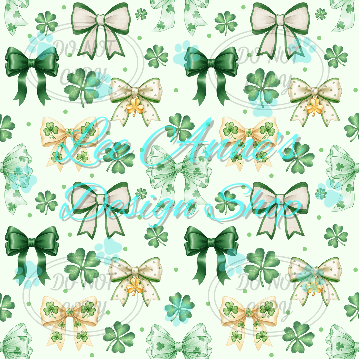 St. Patrick bows Seamless