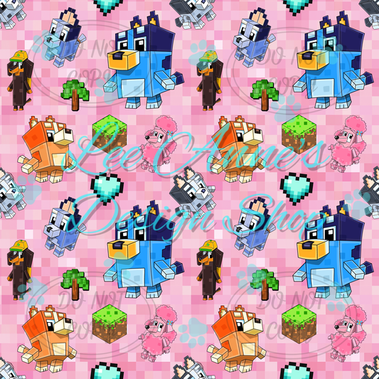 Heeler Gamer Mashup Seamless