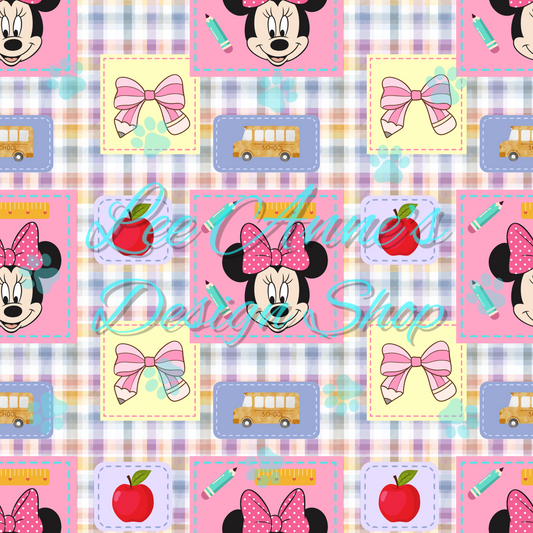 School Mouse Seamless