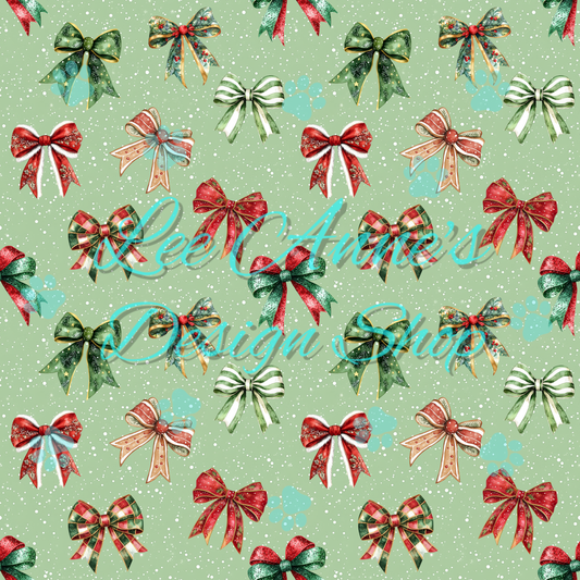 Christmas bow Seamless