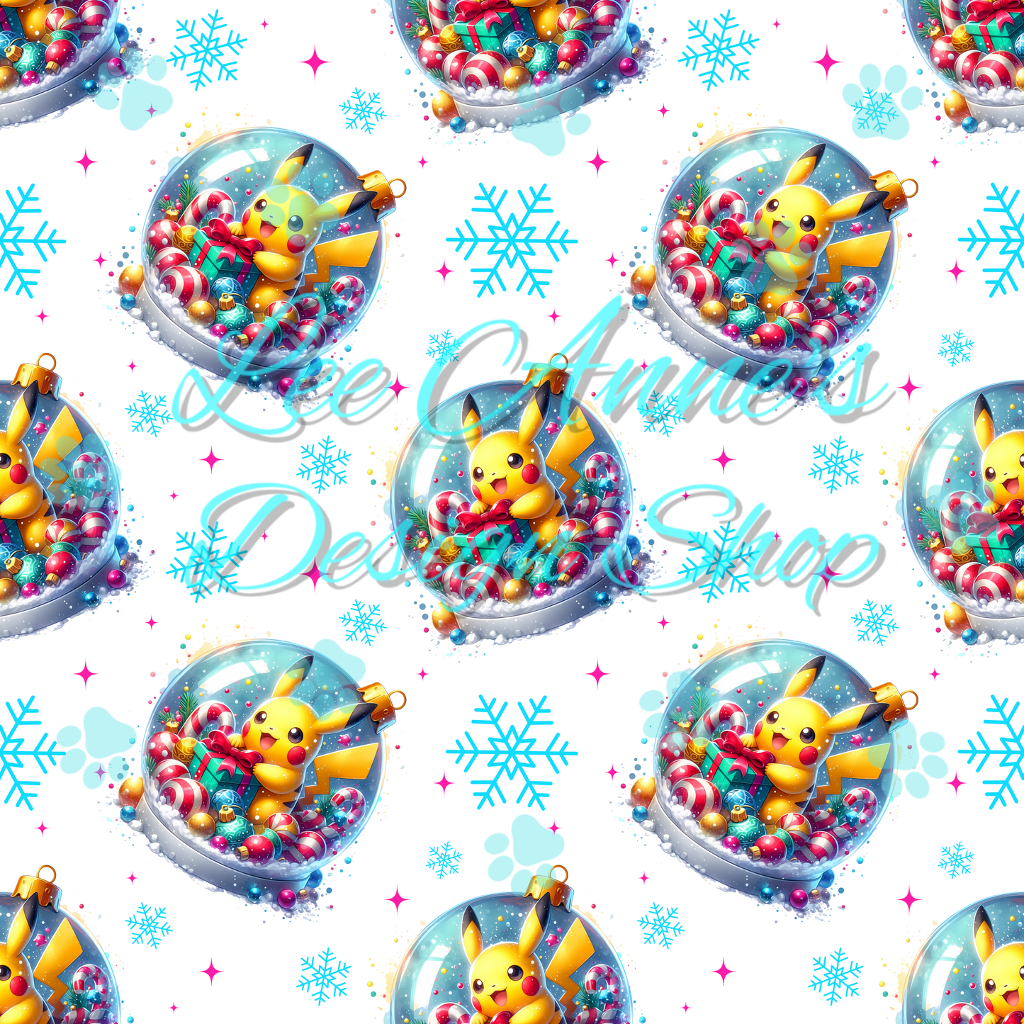 Poke Christmas  Seamless