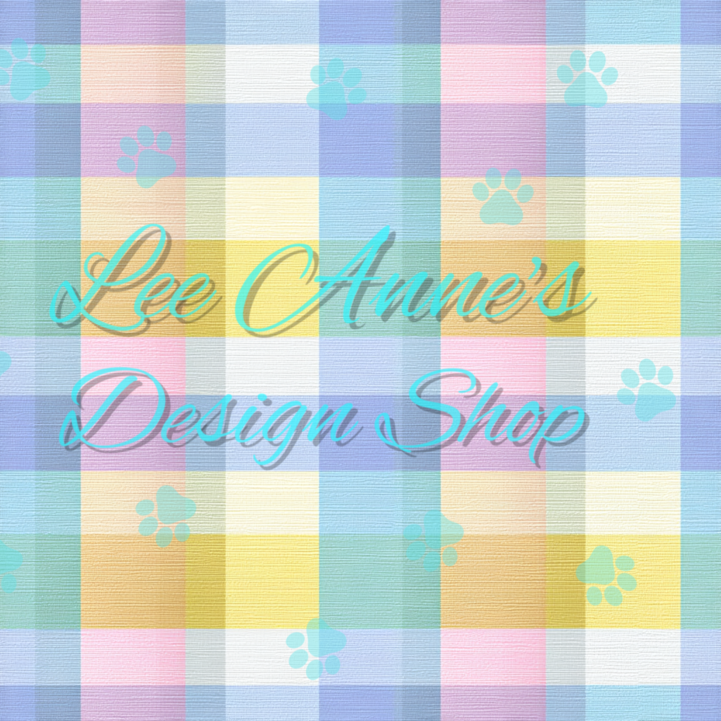 Easter Plaid Seamless