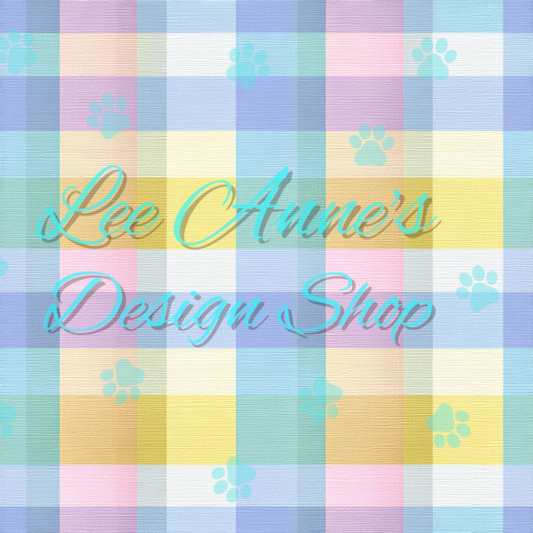 Easter Plaid Seamless