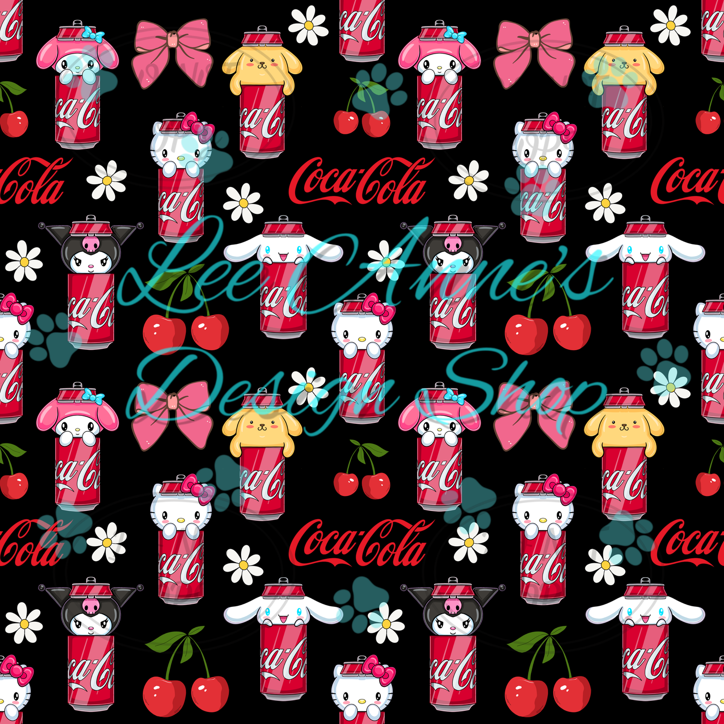 Kitty Friends Seamless