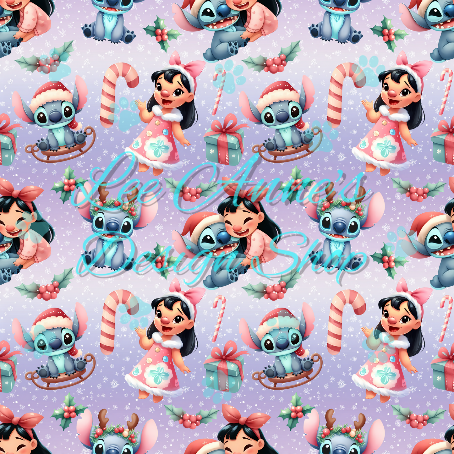 Stitch Christmas Seamless
