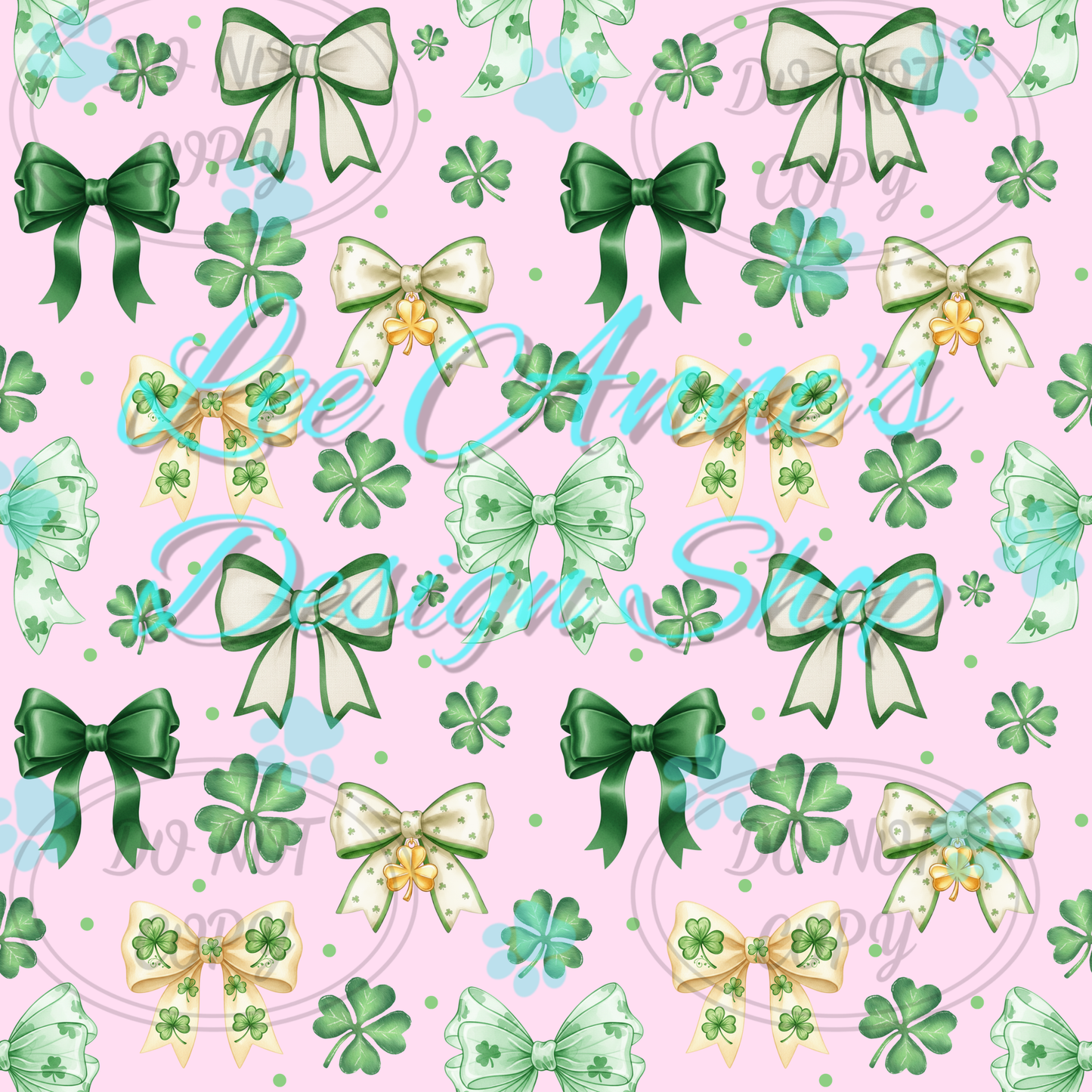 St. Patrick bows Seamless