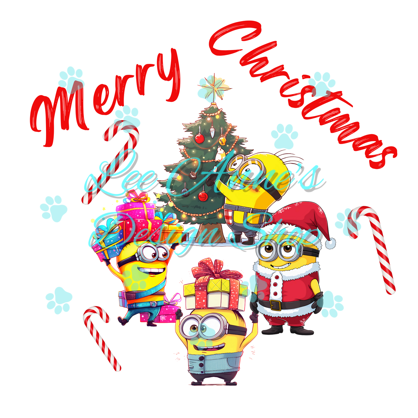 Christmas Yellow guys Sublimation