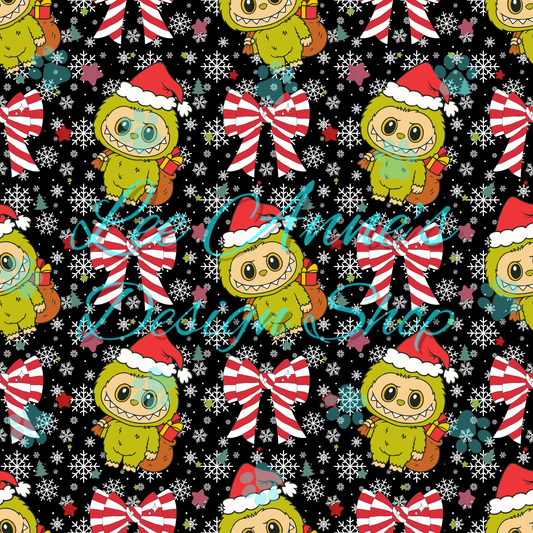 Christmas Monster Seamless