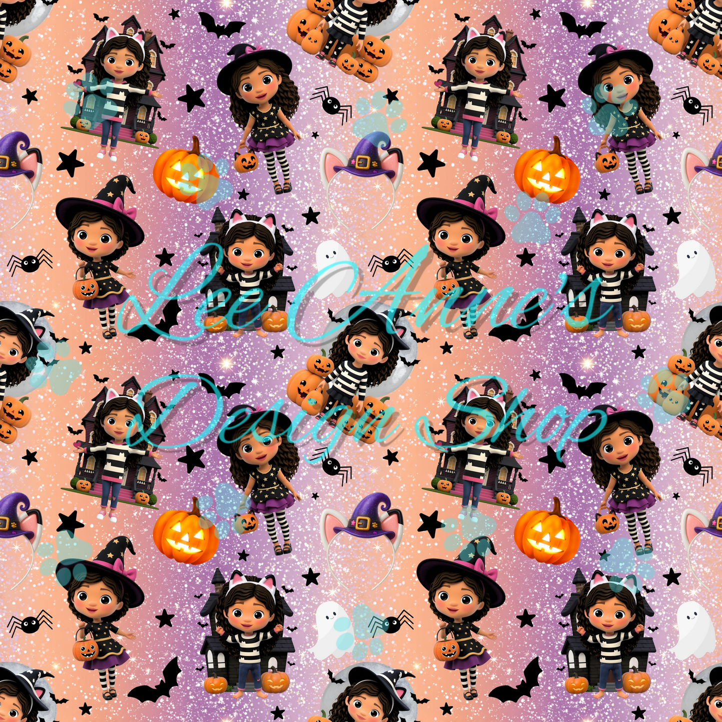 Dollhouse Halloween Seamless