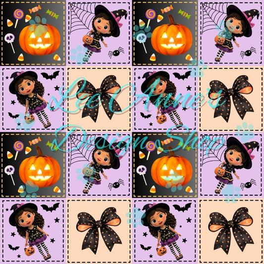 Dollhouse Halloween Seamless