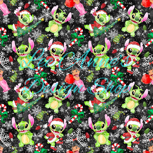 Stitch Christmas Seamless