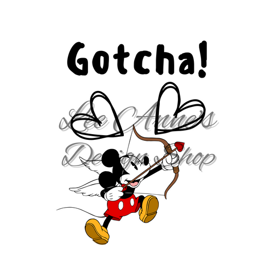 Valentines Mouse Sublimation