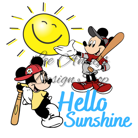 Mouse Baseball Sublimation