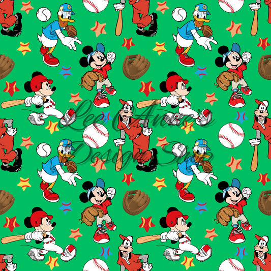 Mouse Baseball Seamless