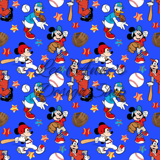 Mouse Baseball Seamless
