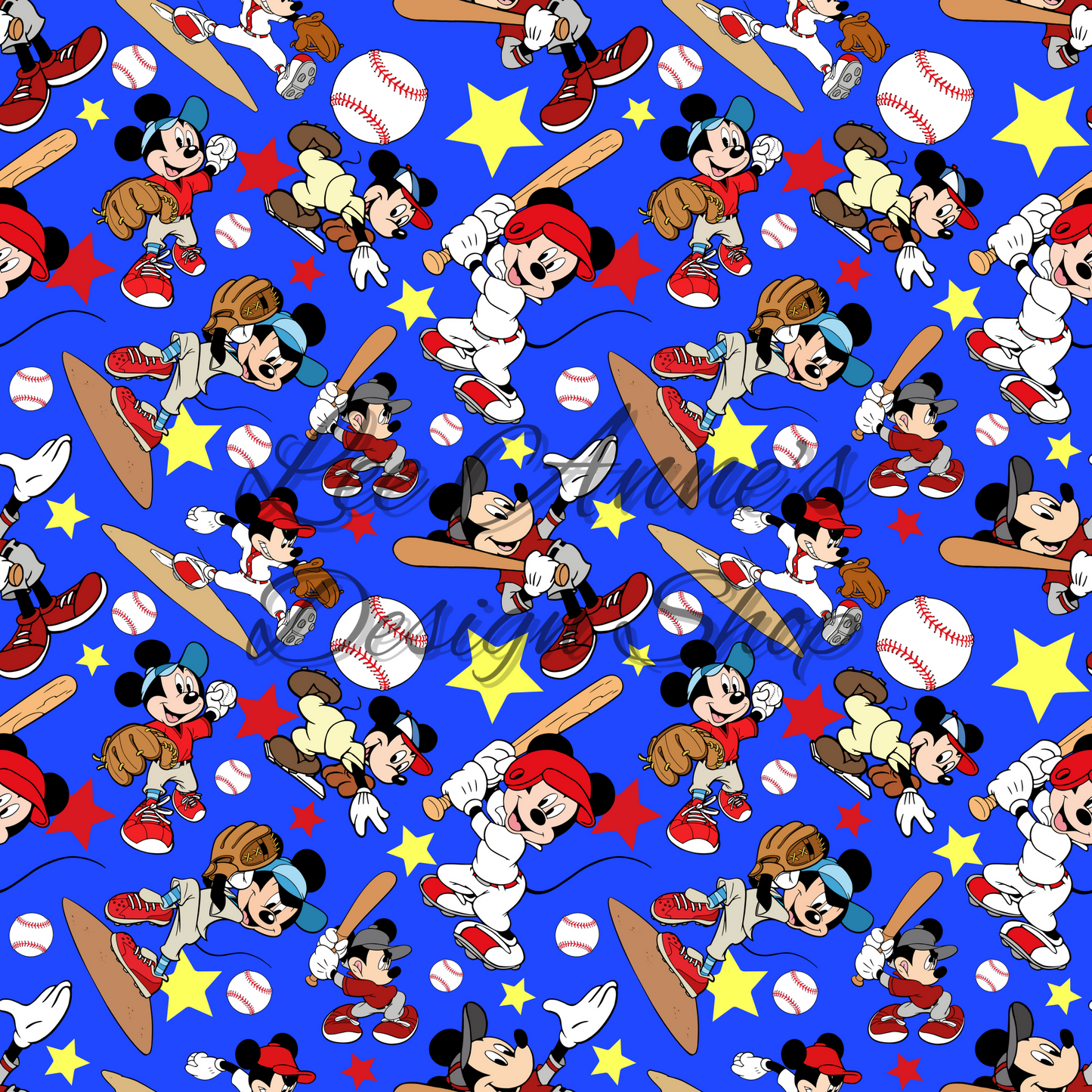 Mouse Baseball Seamless