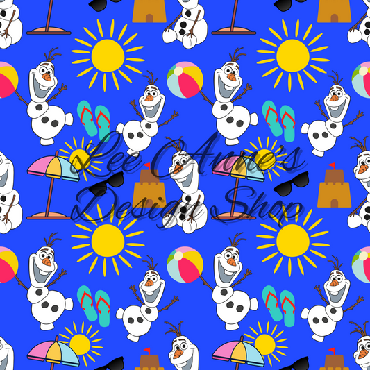 Froze Snowman Seamless