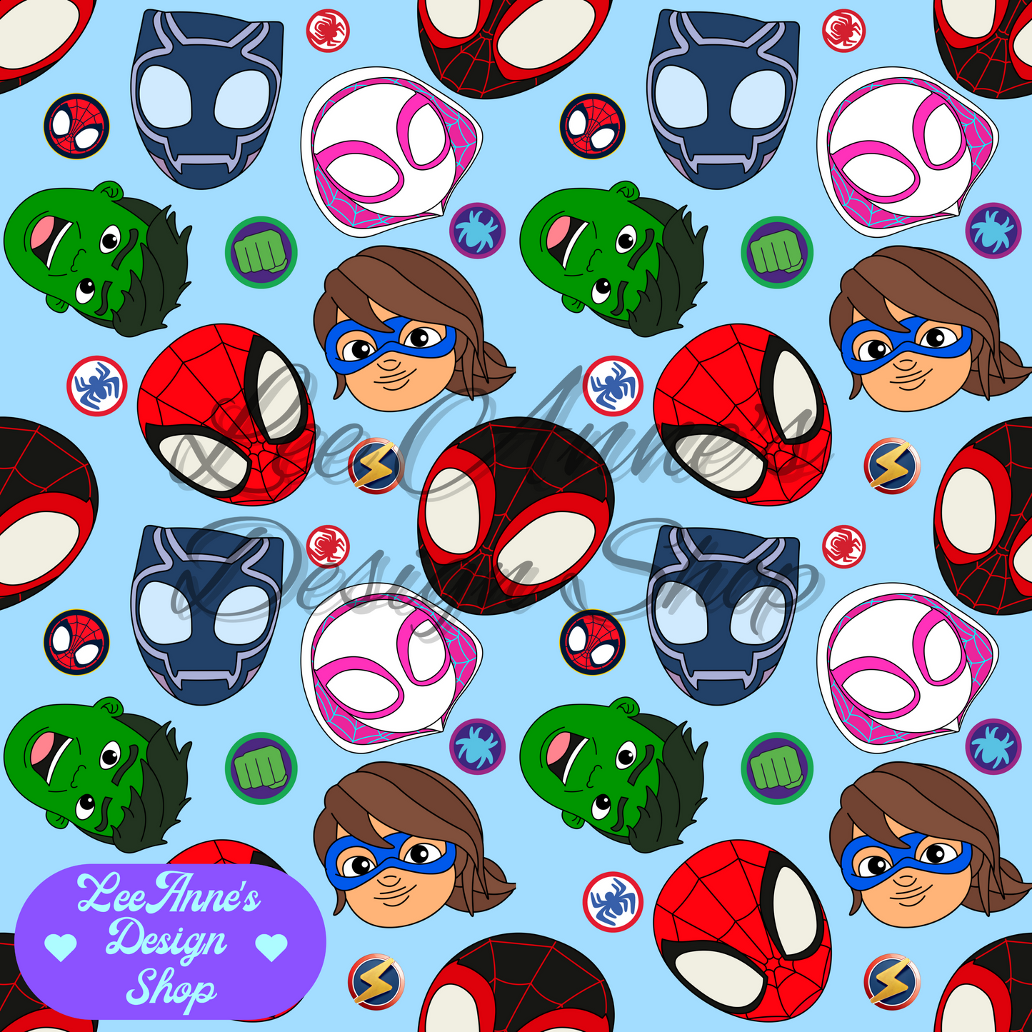 Spider Friends Seamless