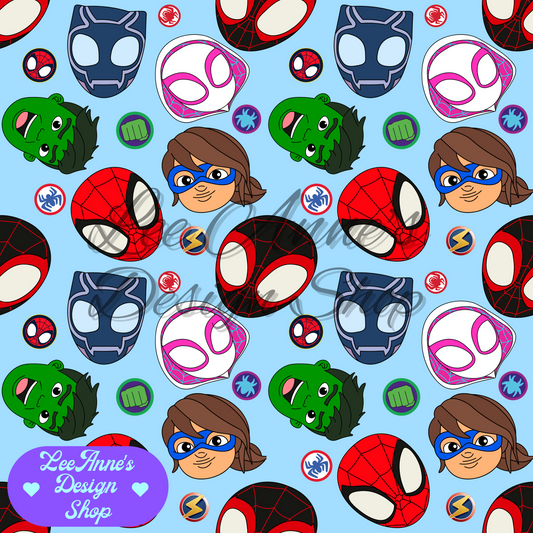Spider Friends Seamless
