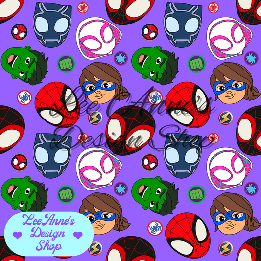 Spider Friends Seamless