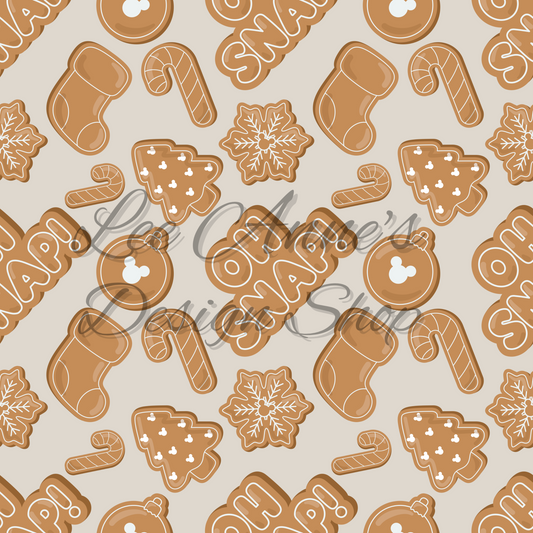 Magical Mouse Christmas, Oh Snap neutral Seamless