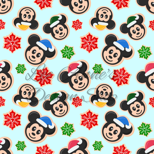 Magical Mouse Christmas Seamless