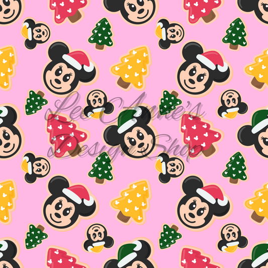Magical Mouse Christmas Seamless