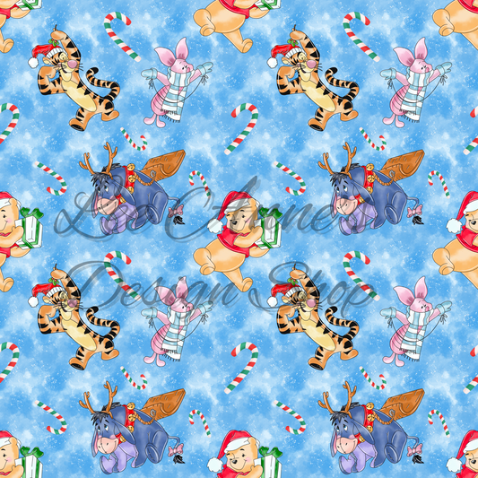 Bear Christmas Seamless