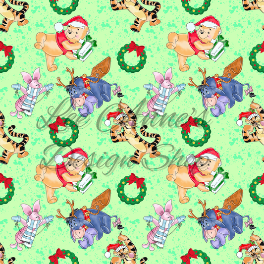 Bear Christmas Seamless