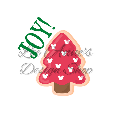 Mouse Cookie Sublimation Joy
