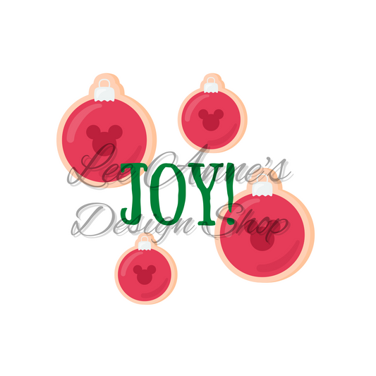Mouse Cookie Sublimation Joy
